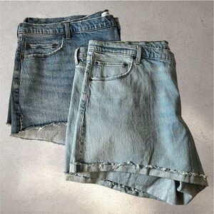 ALL PLUS + Abercrombie Curve Love Denim Shorts